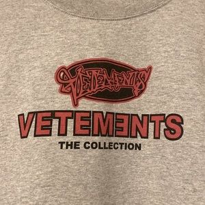 Vetements 2018 Graffiti Logo Tunic